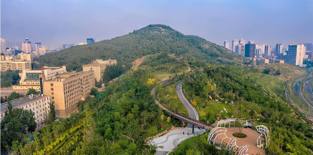 濟南中央商務區(qū)五頂茂嶺山景觀設計 （景觀園林）